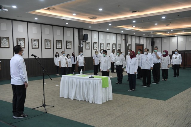 Pimpin Sertijab Pejabat Tinggi Madya dan Pratama, Sekjen Kemendes PDTT: Tatap Masa Depan dengan Penuh Optimisme