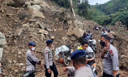 Tinjau Longsor Majene, Kepala BNPB: Jalur Ulumanda Sudah Dapat Dilalui Kendaraan