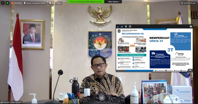 Mendagri: Perlu Percepatan dan Keserempakan Vaksinasi Agar Terbangun Herd Immunity