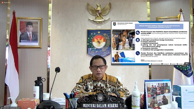 Mendagri Usul DID Diberikan untuk Pemda Berprestasi Program Vaksinasi
