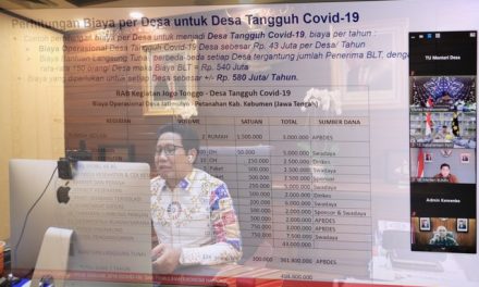 Penerapan PPKM, Gus Menteri Siap Aktifkan Kembali Relawan Desa Lawan Covid-19