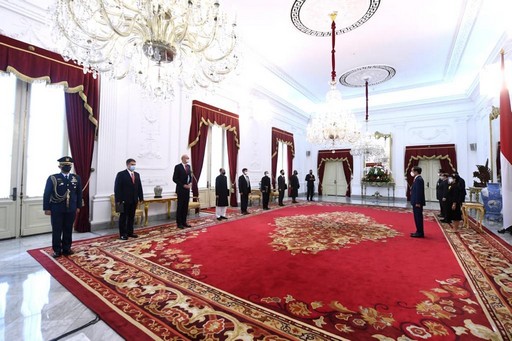 Presiden Jokowi Terima Surat Kepercayaan Tujuh Duta Besar Negara Sahabat