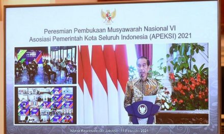 Presiden Jokowi Buka Munas VI Apeksi secara Virtual di Istana Negara