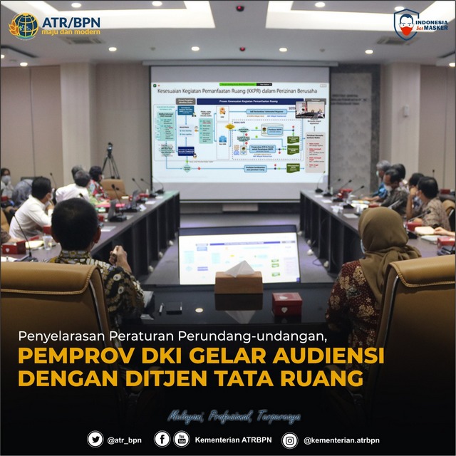 Penyelarasan Peraturan Perundang-undangan, Pemprov DKI gelar Audiensi dengan Ditjen Tata Ruang