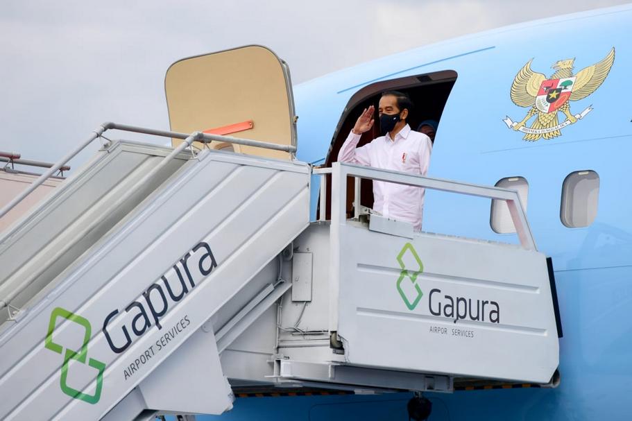Presiden Jokowi Bertolak Menuju DIY untuk Kunjungan Kerja