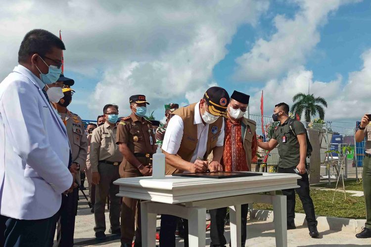 Doni Monardo Resmikan Rumah Sakit Infeksi dan Karantina Covid-19, Puji Penanganan Corona di Babel