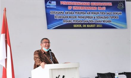 Disaksikan Wali Kota Riza Falepi, Perumda Tirta Sago Tanda Tangani MoU Dengan Kejaksaan Negeri Payakumbuh