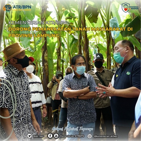Kementerian ATR/BPN Dorong Pemanfaatan Tanah Masyarakat di Provinsi Lampung