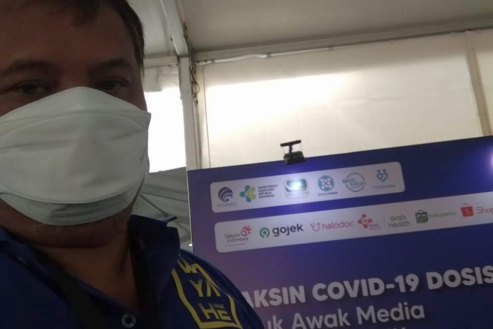 Usai Terima Vaksin Covid-19 Tahap Kedua, Wartawan Senior  ‘Mas Don’ : Matur Sembah Nuwun Pemerintah
