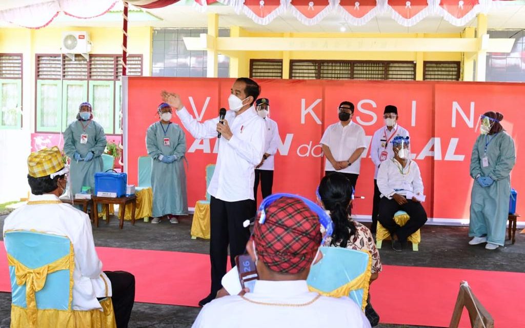 Presiden Jokowi Pastikan Distribusi Vaksin Merata Hingga ke Pelosok