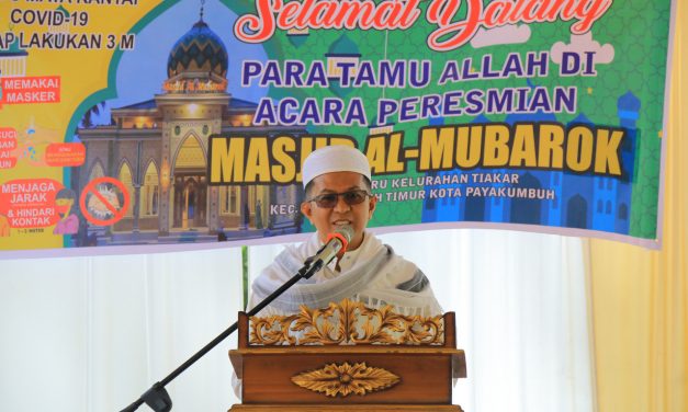 Wawako Erwin Yunaz Resmikan Mesjid Al-Mubarok