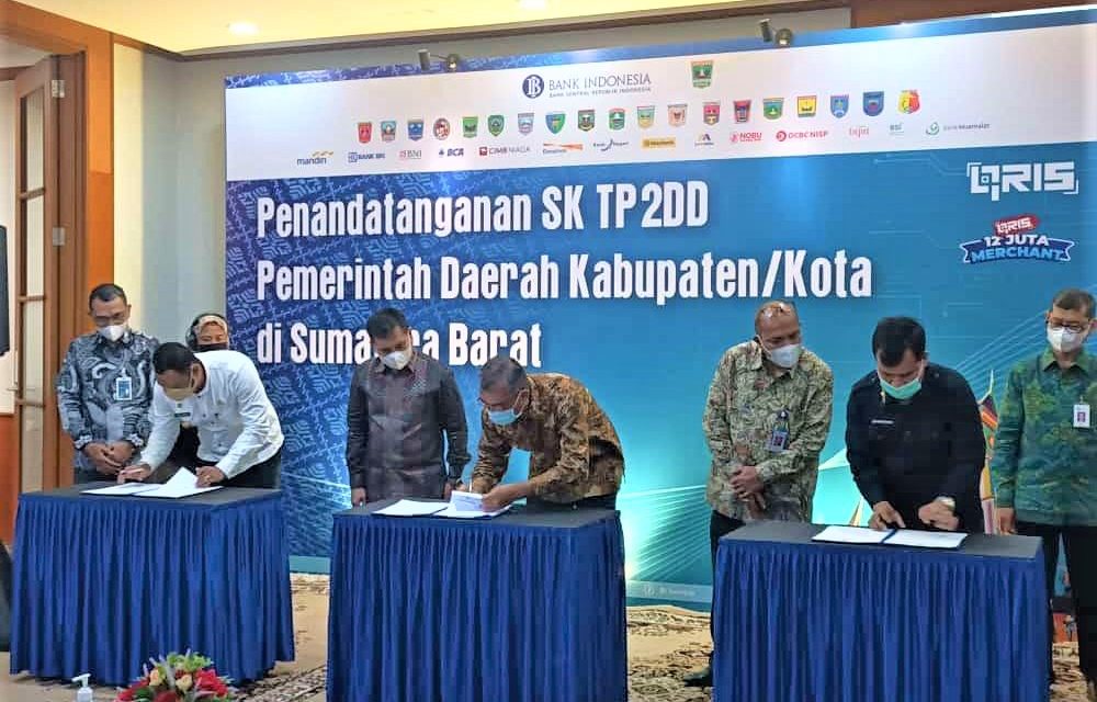 Walikota Payakumbuh Lakukan Penandatanganan TP2DD Bersama Perwakilan BI Sumbar