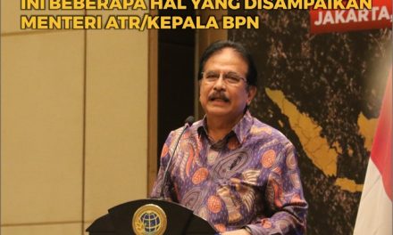 Buka Rakernas, Ini Beberapa Hal yang Disampaikan Menteri ATR/Kepala BPN
