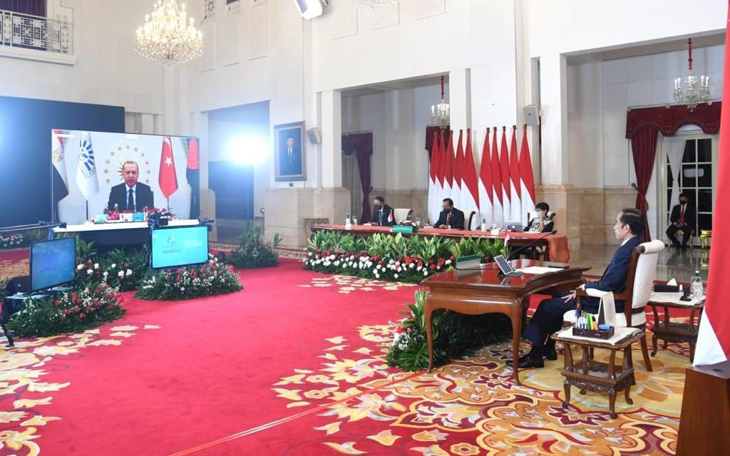 Presiden Jokowi Hadiri KTT D-8 Secara Virtual