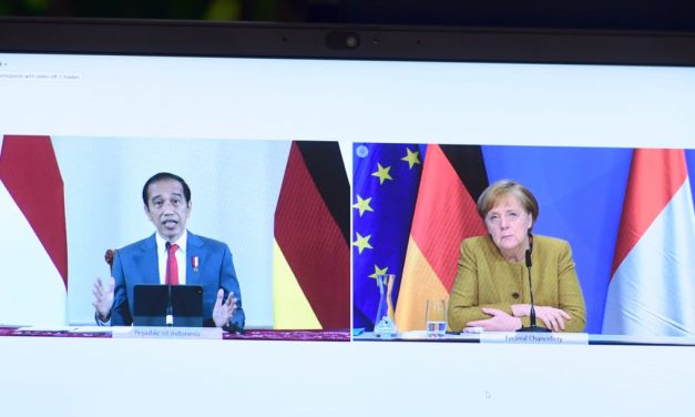 Presiden Jokowi dan Kanselir Angela Merkel Lakukan Pertemuan Bilateral secara Virtual