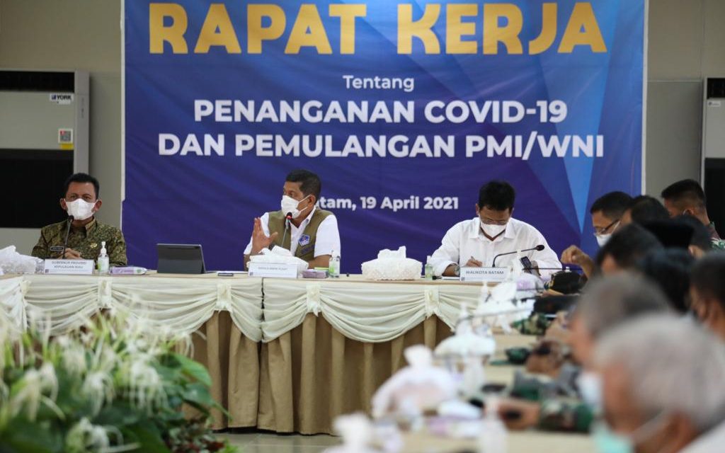 Cegah COVID-19 Melalui Kepulangan PMI, Doni Monardo Minta Kepri Bentuk Satgas Khusus