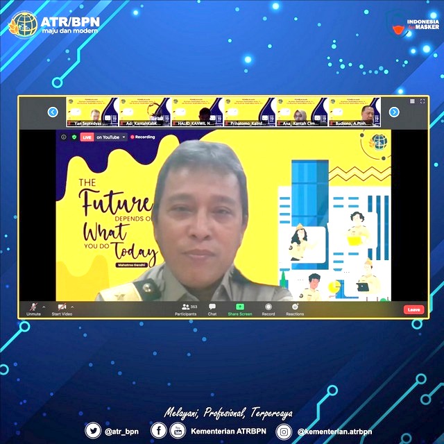 Siapkan Making Indonesia 4.0, Kementerian ATR/BPN Gelar Pelatihan Transformasi Digital Tk I dan II
