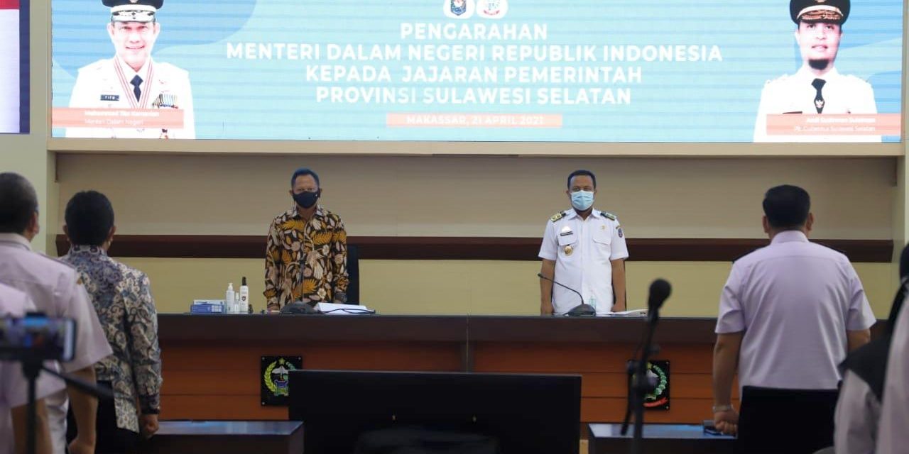 Di Sulawesi Selatan, Mendagri Minta Pemulihan Ekonomi Paralel dengan Penanganan Covid-19