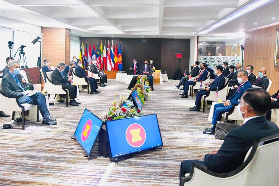 Para Pemimpin Negara ASEAN Bertemu Bahas Situasi di Myanmar