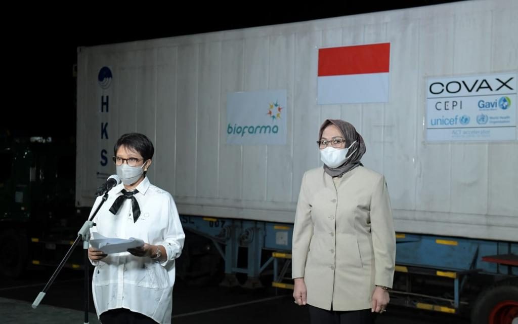 Sebanyak 3,852 Juta Dosis Vaksin Siap Pakai AstraZeneca Tiba di Indonesia