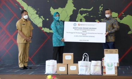 Dukung Pelaksanaan Pasar Murah, TP-PKK Pusat Terima Bantuan Sembako