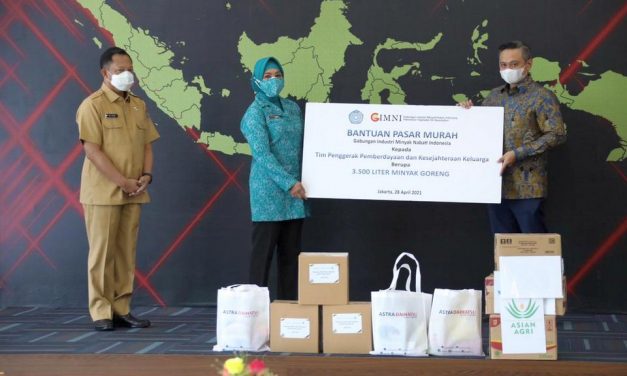 Dukung Pelaksanaan Pasar Murah, TP-PKK Pusat Terima Bantuan Sembako