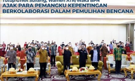 Tutup GTRA Sulteng, Wamen ATR/Waka BPN Ajak Para Pemangku Kepentingan Berkolaborasi dalam Pemulihan Pasca Bencana