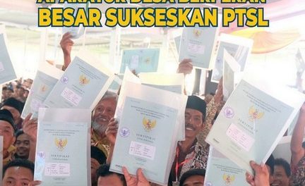 Aparatur Desa Berperan Besar Sukseskan PTSL