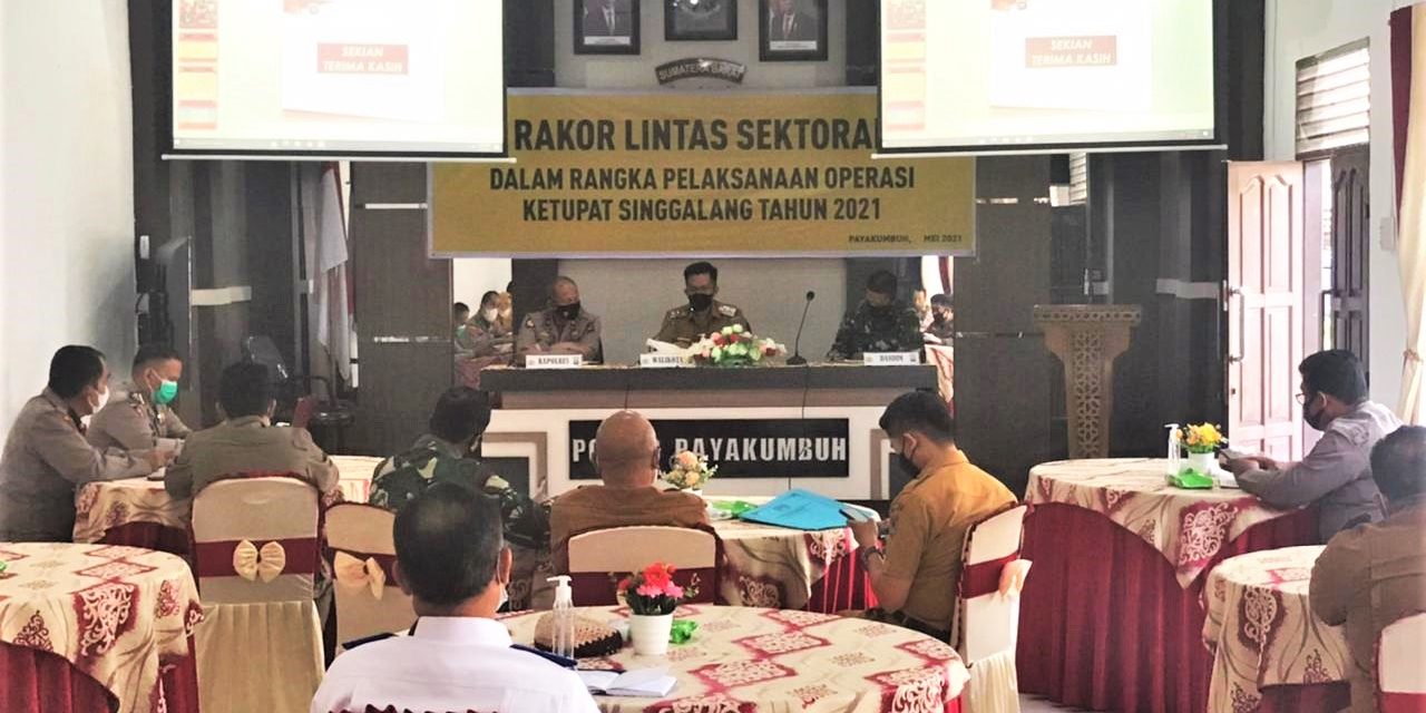Rakor Lanjutan Lintas Sektoral Ops Ketupat 2021, Ini Pembahasannya