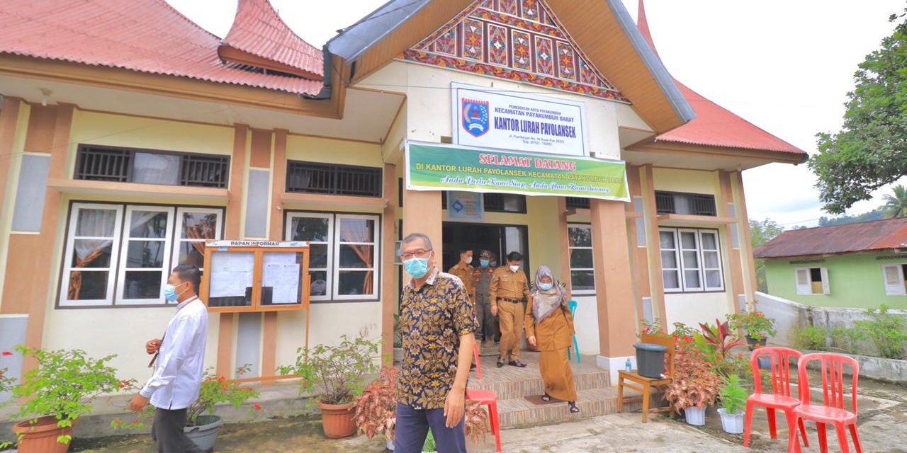 Wali Kota Payakumbuh Bersama Satgas Penanganan Covid-19 Laksanakan Sidak Ke Kelurahan