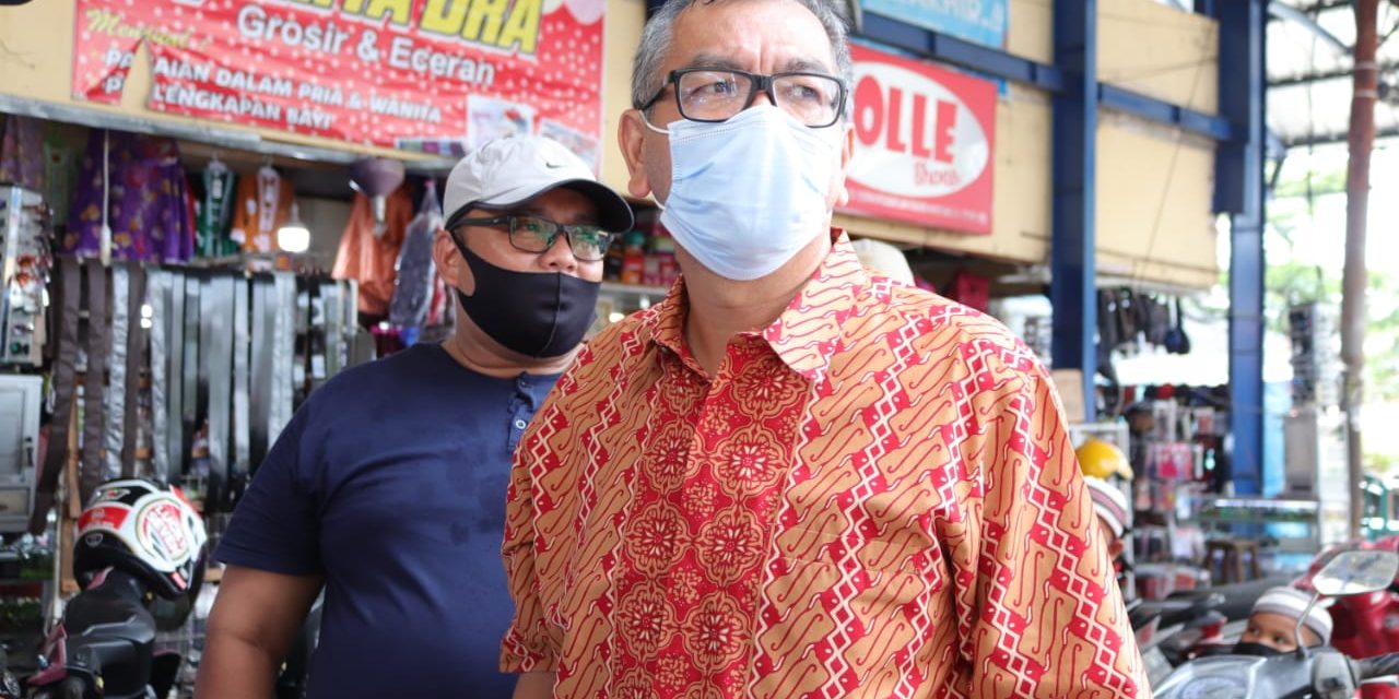 Wali Kota Riza Falepi Minta Kepatuhan Prokes Pasar Dipertahankan Dan Ditingkatkan