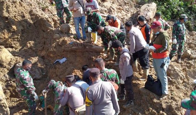 Sebanyak Tiga Orang Meninggal Dunia Akibat Tanah Longsor di Kabupaten Tapanuli Selatan