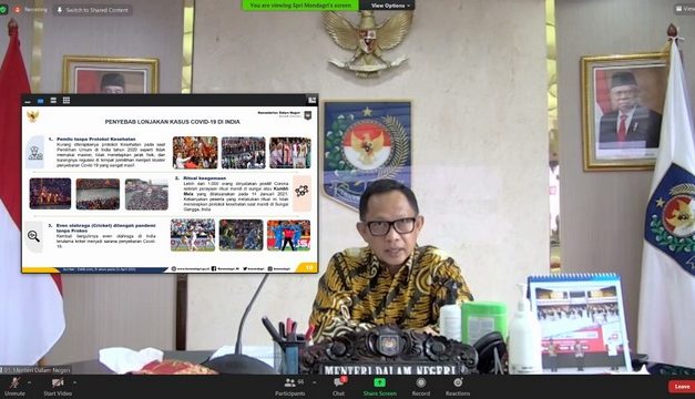 Mendagri Tekankan PPKM Mikro Harus Diterapkan Sampai ke Tingkat Desa