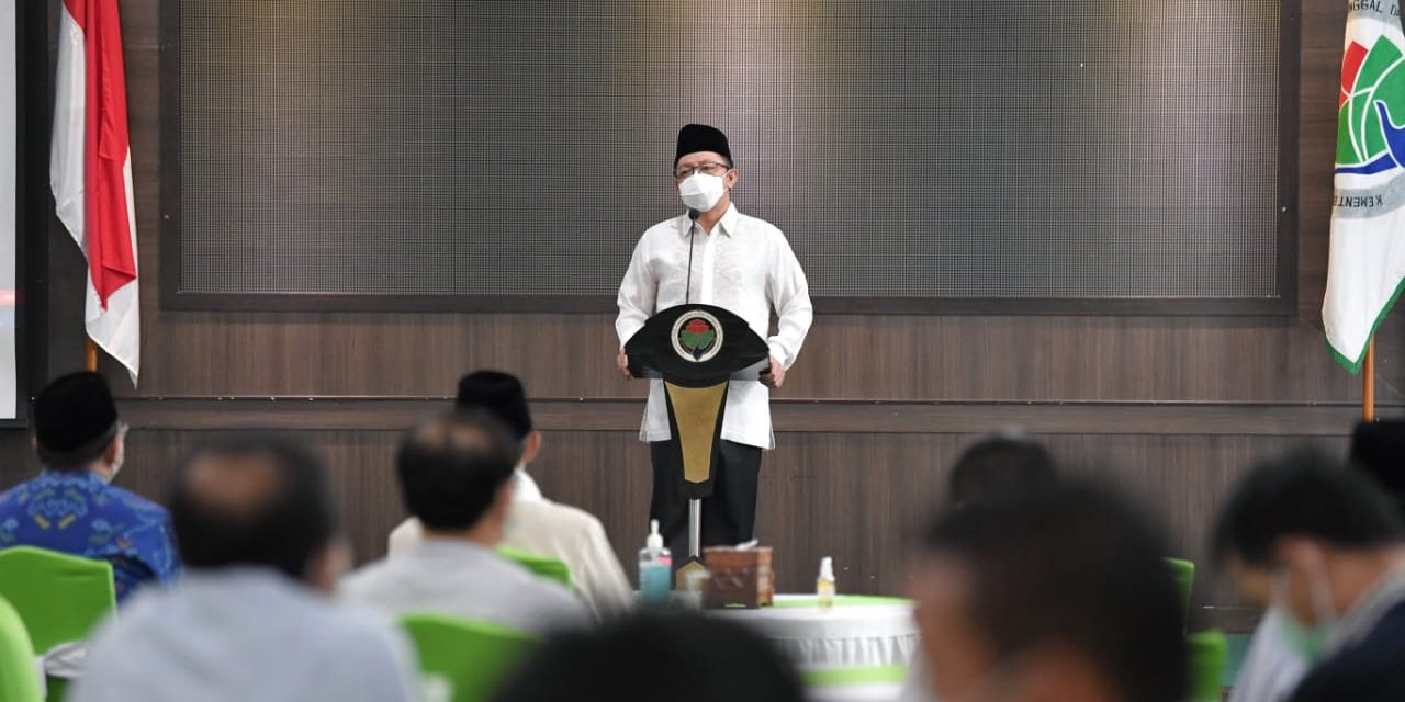 Sekjen Kemendes PDTT Ingatkan Pegawai Tidak Mudik Saat Rapat Sinkronisasi Program