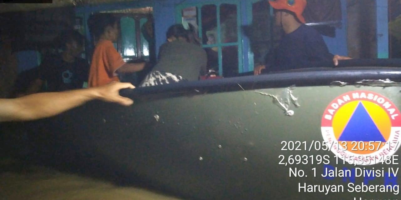 Sungai Satui dan Haruyan Akibatkan Dua Kabupaten di Kalimantan Selatan Terdampak Banjir