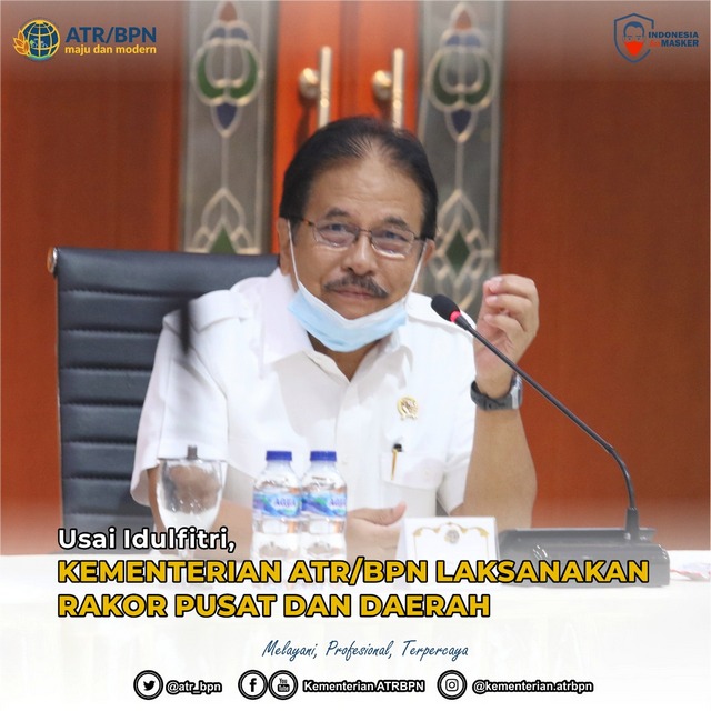 Usai Idulfitri, Kementerian ATR/BPN Laksanakan Rakor Pusat dan Daerah