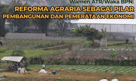 Wamen ATR/Waka BPN: Reforma Agraria Sebagai Pilar Pembangunan dan Pemerataan Ekonomi