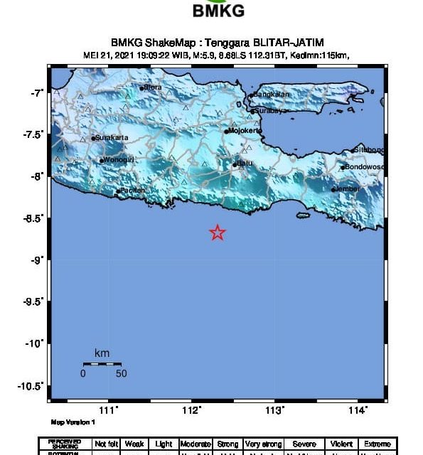 [Update] – Sejumlah Rumah Warga Jatim Rusak Pascagempa M5,9