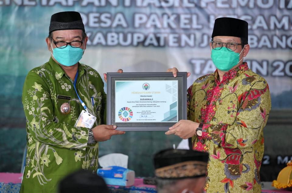 Gus Menteri Jadikan Desa Pakel dan Pulosari Sebagai Percontohan Pemutakhiran Data Desa