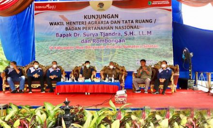 Kunjungi Muba, Wamen ATR/Waka BPN Lakukan Tinjauan dan Sosialisasi Program Kegiatan PTPR