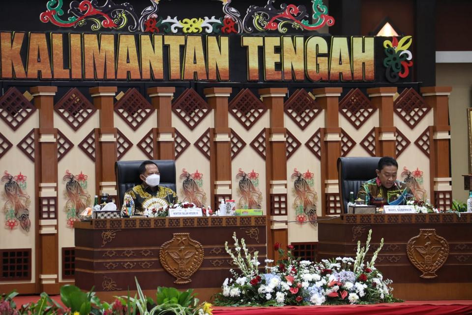 Kunker ke Kalteng, Mendagri Pastikan Realisasi APBD Genjot Pertumbuhan Ekonomi Kuartal II Hingga Penanganan Covid-19