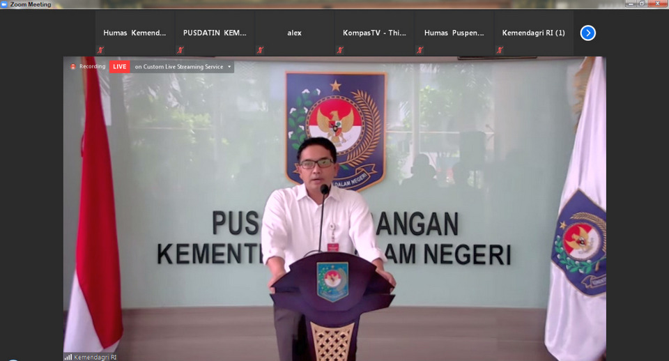 Kemendagri Dorong Pertumbuhan Ekonomi Kuartal Kedua Lewat Percepatan Penyerapan APBD Tahun Anggaran 2021