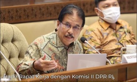 Hadiri Rapat Kerja dengan Komisi II DPR RI, Menteri ATR/Kepala BPN Sampaikan Capaian 2021 dan Rencana Kerja Tahun 2022