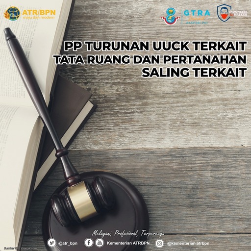 PP Turunan UUCK Terkait Tata Ruang dan Pertanahan Saling Terkait