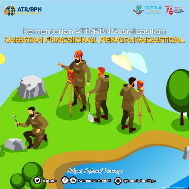 Kementerian ATR/BPN Sosialisasikan Jabatan Fungsional Penata Kadastral