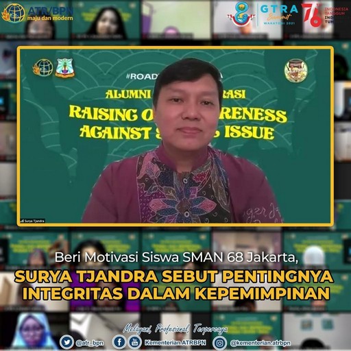 Beri Motivasi Siswa SMAN 68 Jakarta, Surya Tjandra Sebut Pentingnya Integritas dalam Kepemimpinan