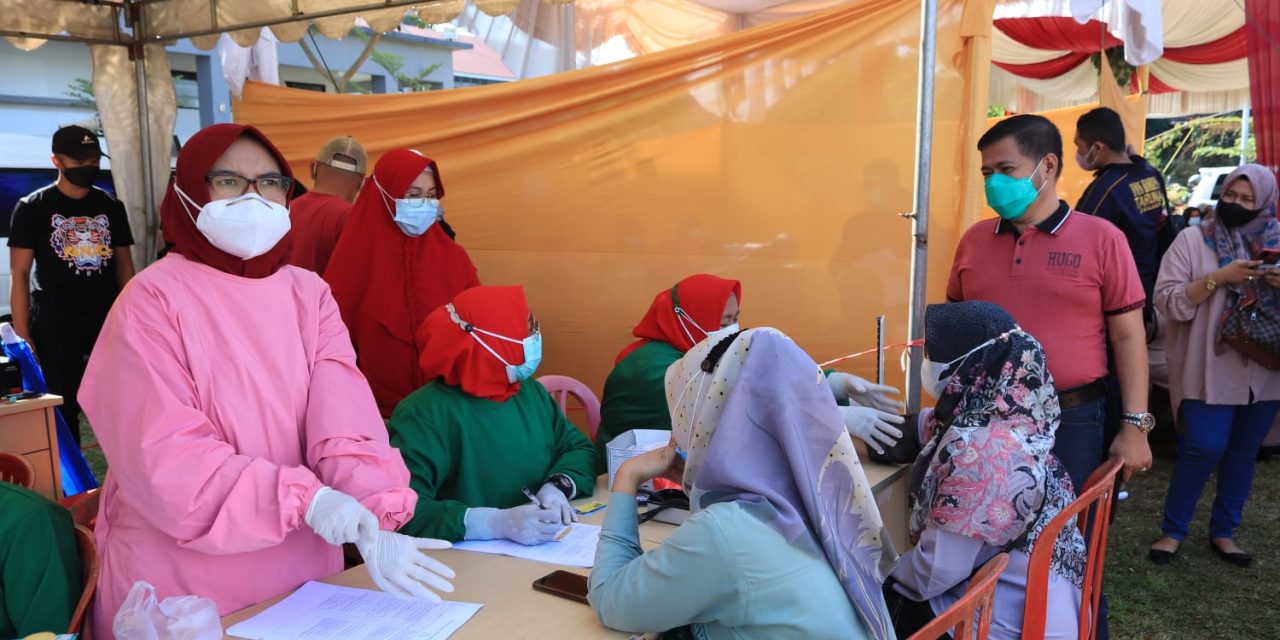 Sukses, Mega Gebyar Vaksinasi Payakumbuh Di Tiga Titik, Capai Lebih 1000 Dosis Sehari