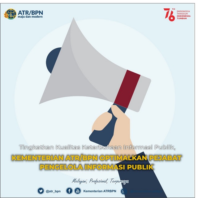 Tingkatkan Kualitas Keterbukaan Informasi Publik, Kementerian ATR/BPN Optimalkan Pejabat Pengelola Informasi dan Dokumentasi
