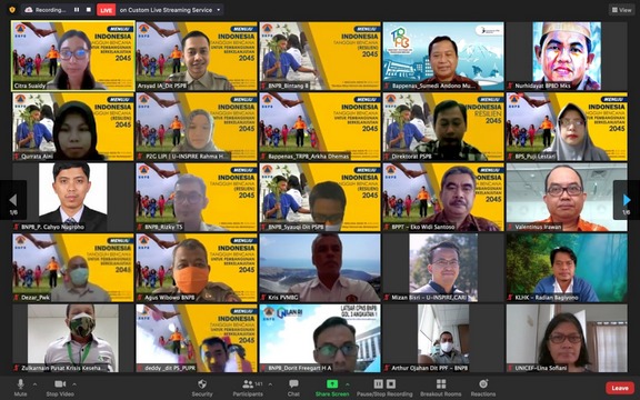 Sosialisasi Penyusunan Laporan Interim SFDRR Indonesia Periode 2015-2021