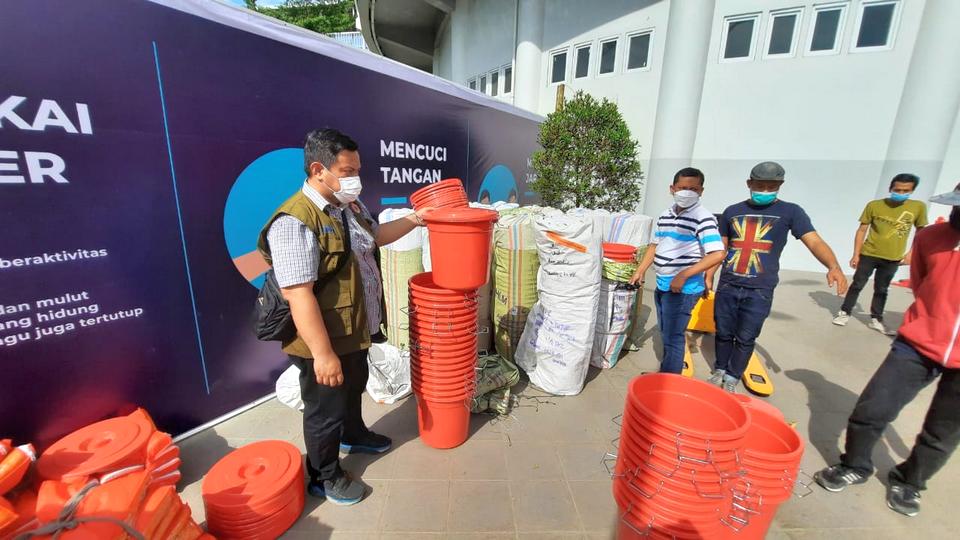 BNPB Terus Distribusi Logistik Peralatan ke Rusun Pasar Rumput